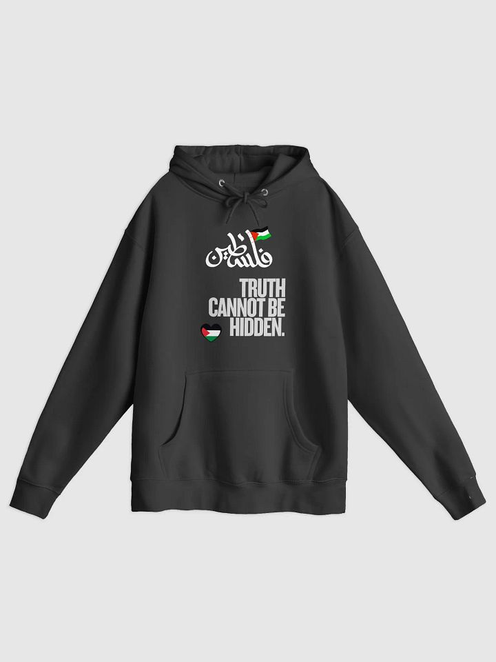 Truth Unveiled Palestinian Heart Hoodie | Truth cannot be hidden product image (2)