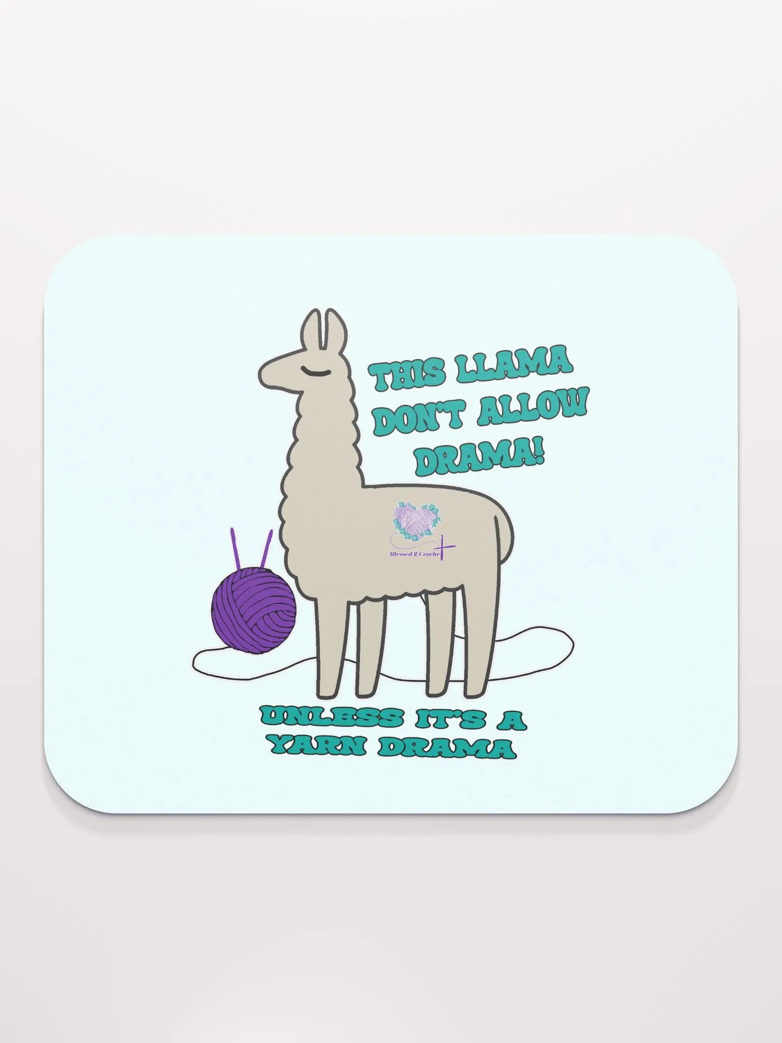 No Drama Lama Mouse Pad product image (2)