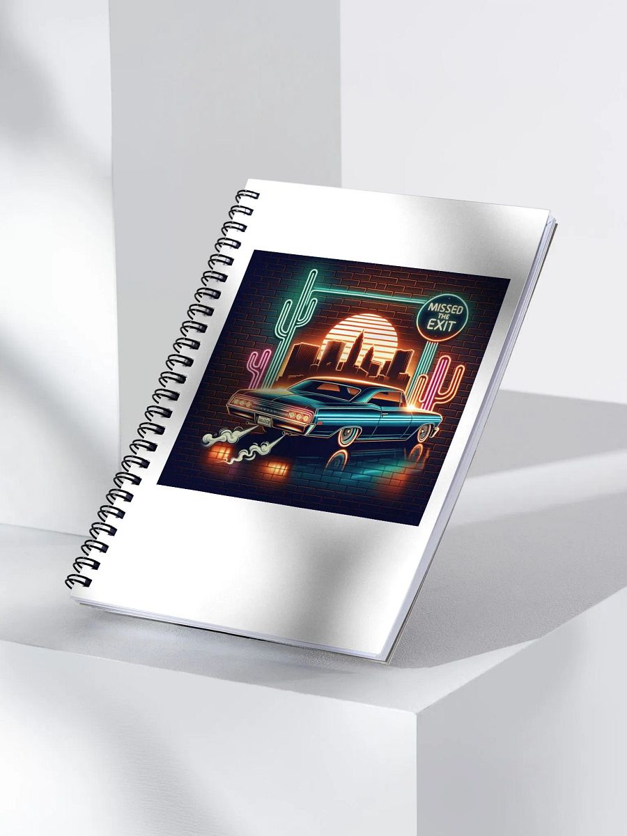 Neon City Escape Spiral Notebook product image (3)