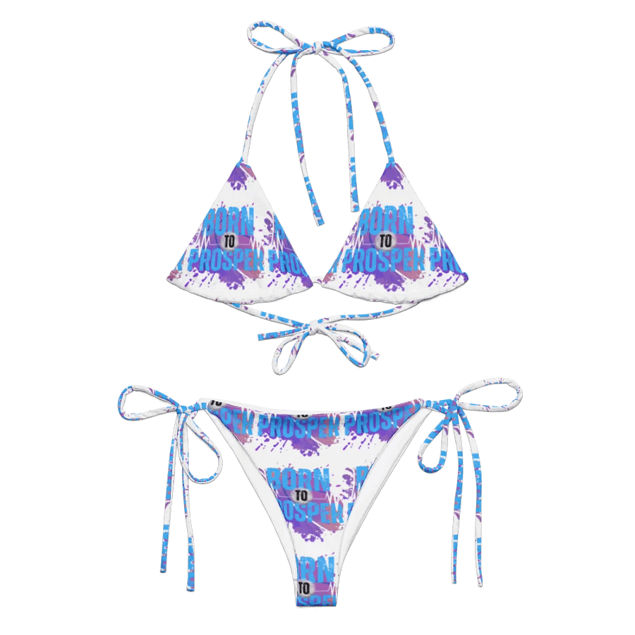 Born to Prosper All-Over Bikini Set product image (3)