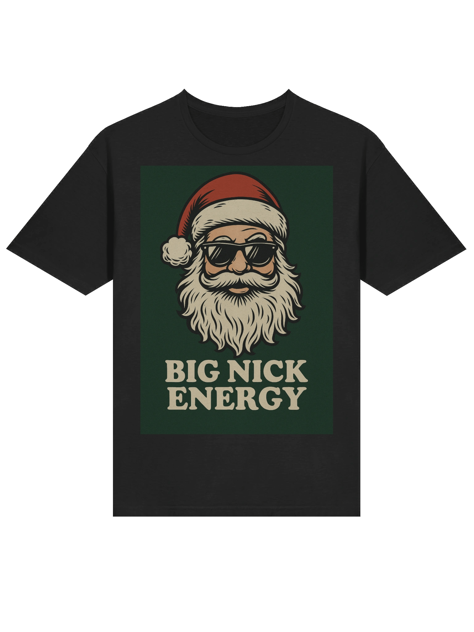 Big Nick Energy Santa Shirt | Funny Christmas Graphic Tee product image (3)