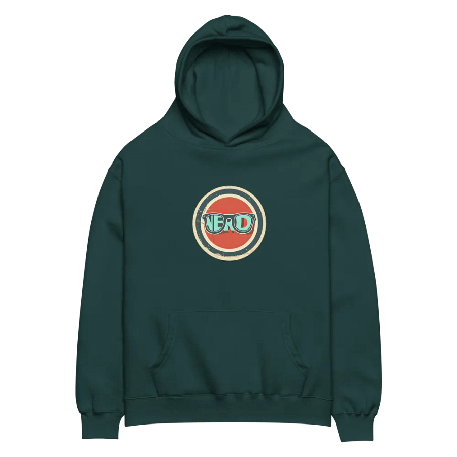 Vintage Nerd Premium Oversized Hoodie product image (2)