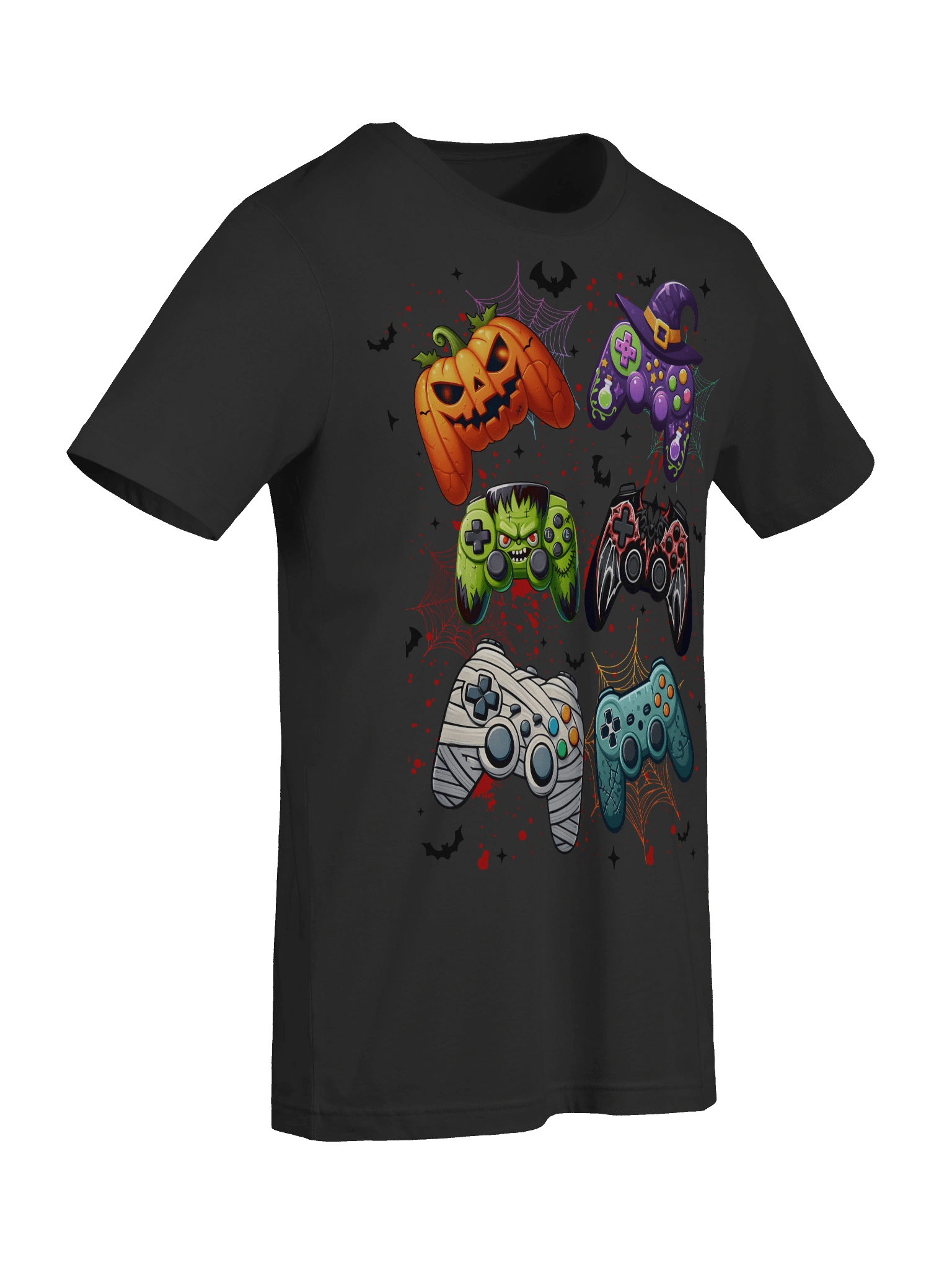 Spooky Gaming Controllers Collection T-Shirt product image (44)