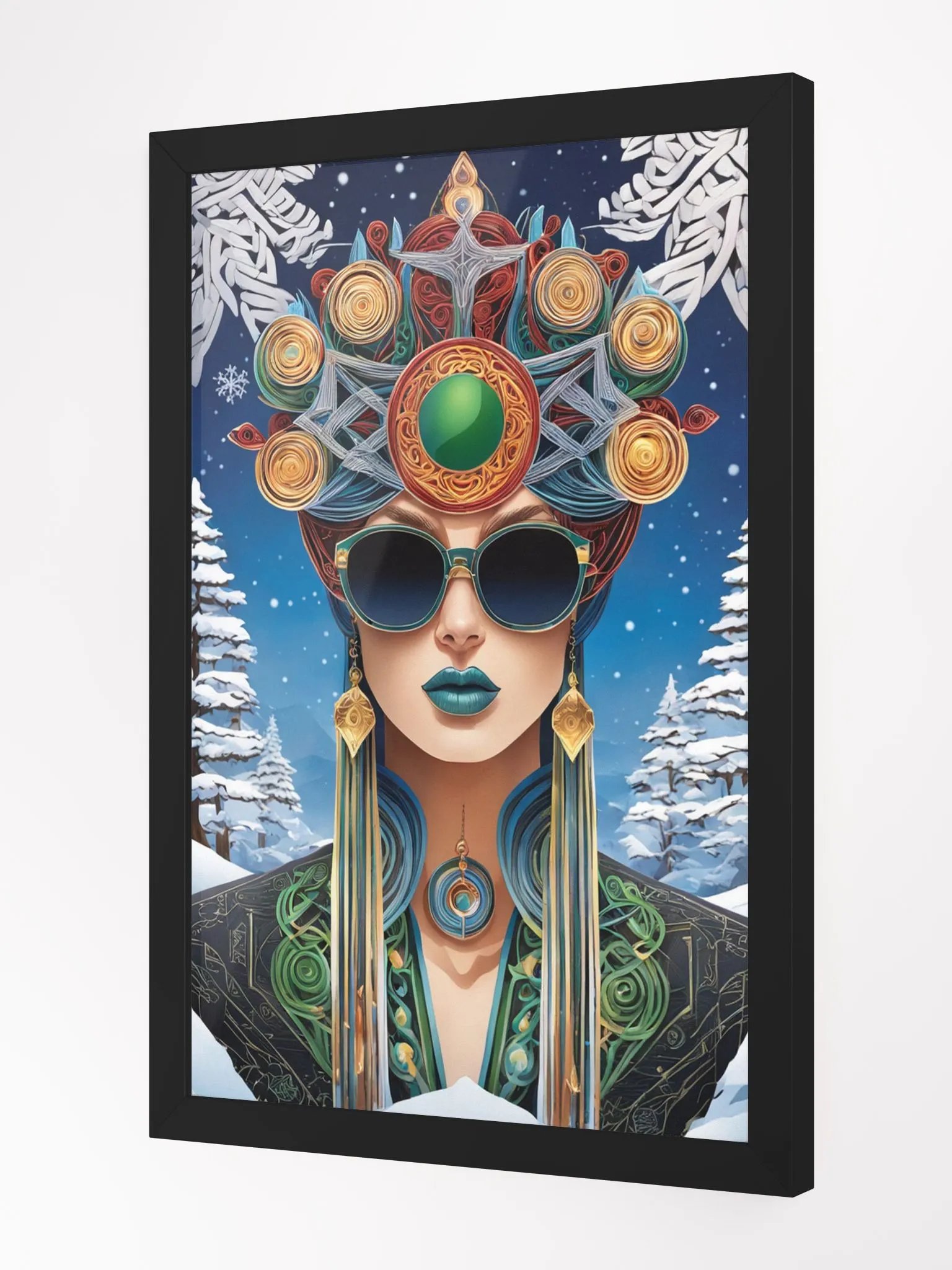 Winter Wiccan 10 - Framed Matte Poster product image (2)