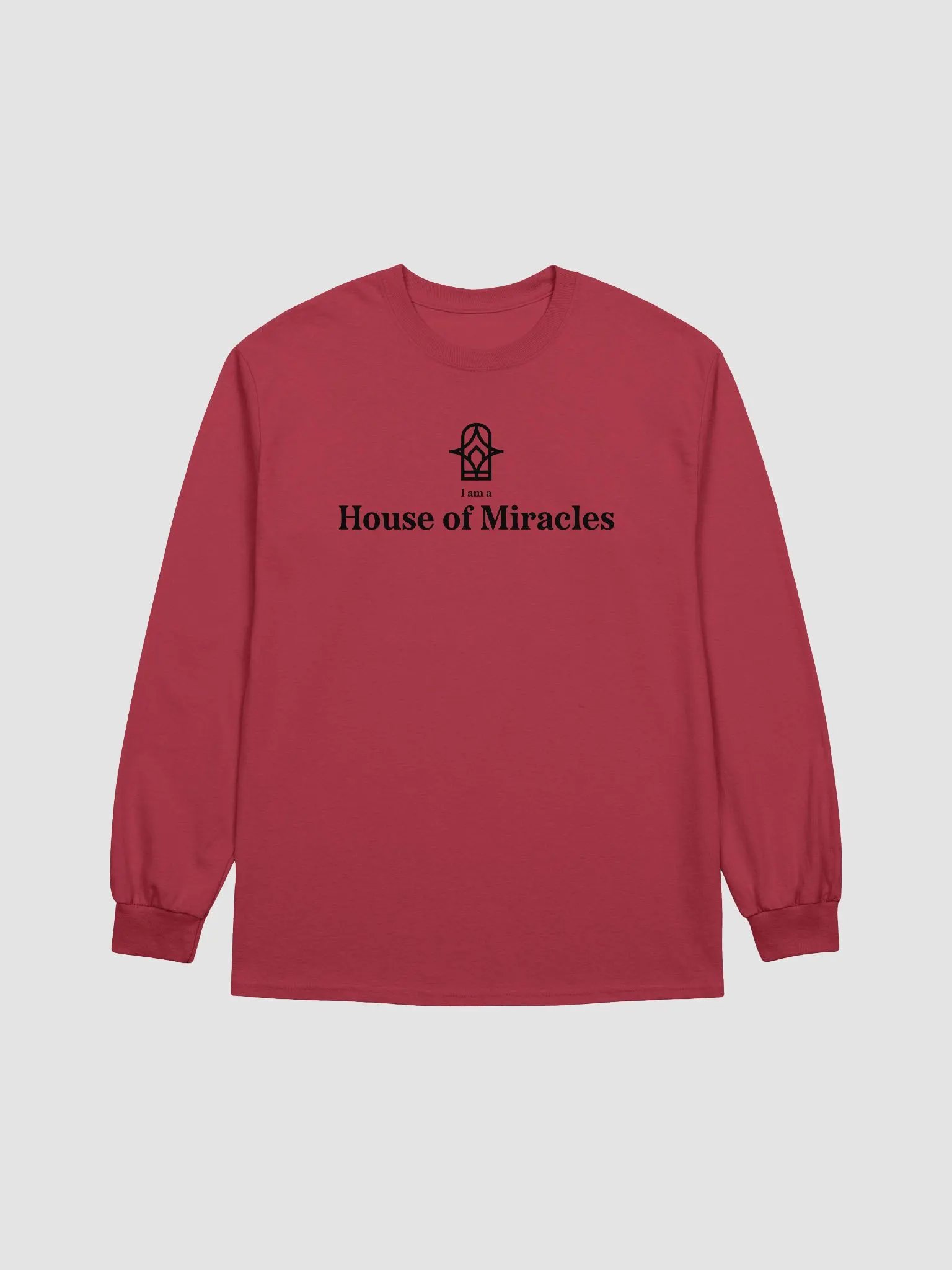 I am a House of Miracles | Longsleeve | Color product image (1)