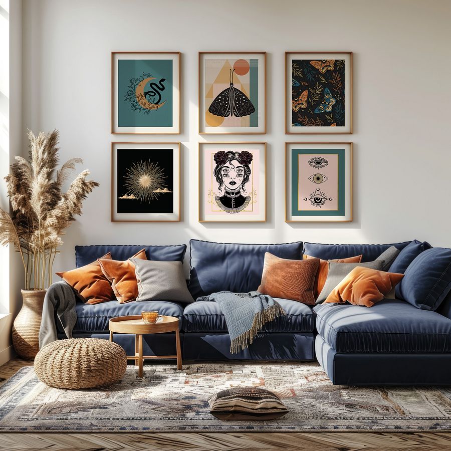 Celestial Witchy Gallery Wall Set of 8 DIGITAL Prints product image (3)