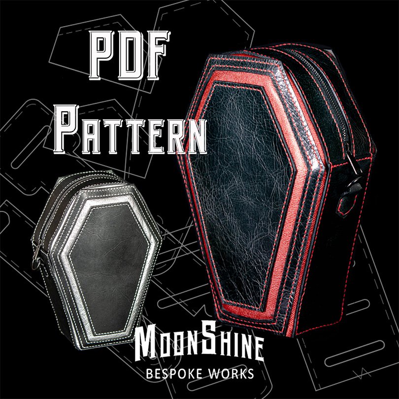 Leather Coffin Purse PDF Pattern product image (1)