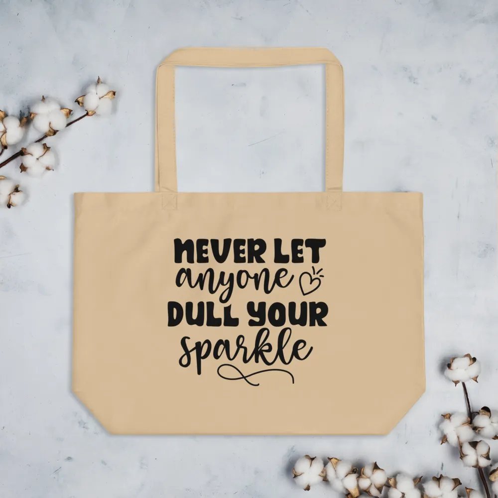 Never Let Anyone Dull Your Sparkle Tote product image (4)