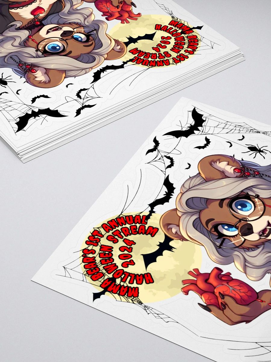 Gothic Vampire Mama Bear Stickers product image (11)