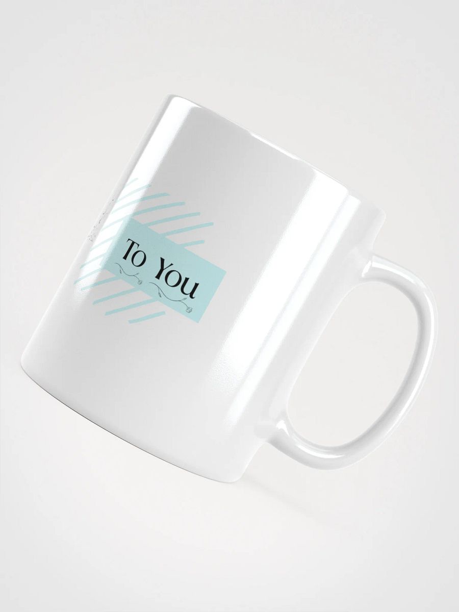 Blue/White Coffee Mug: Be Kind To You product image (4)