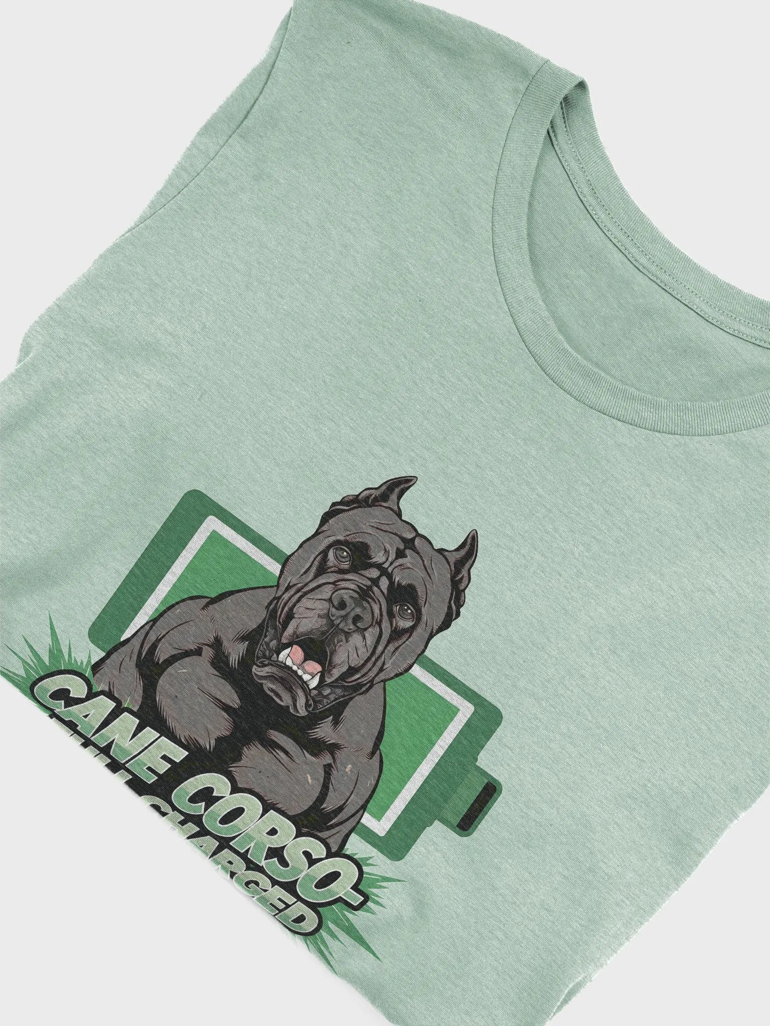 Cane Corso Always Full Charged T-Shirt | Fun Dog Energy Apparel product image (3)