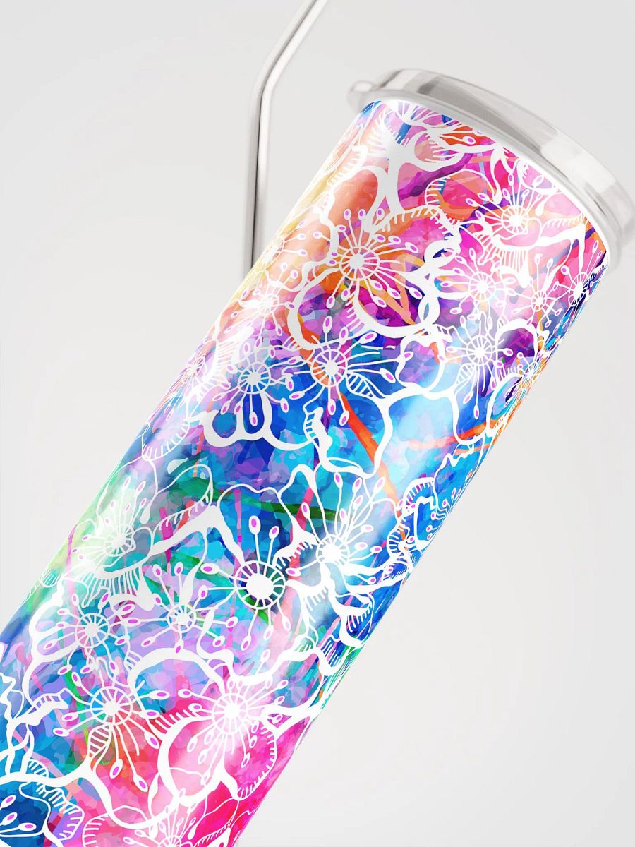 Retro Tie-Dye Flowers Tumbler 20-oz product image (5)