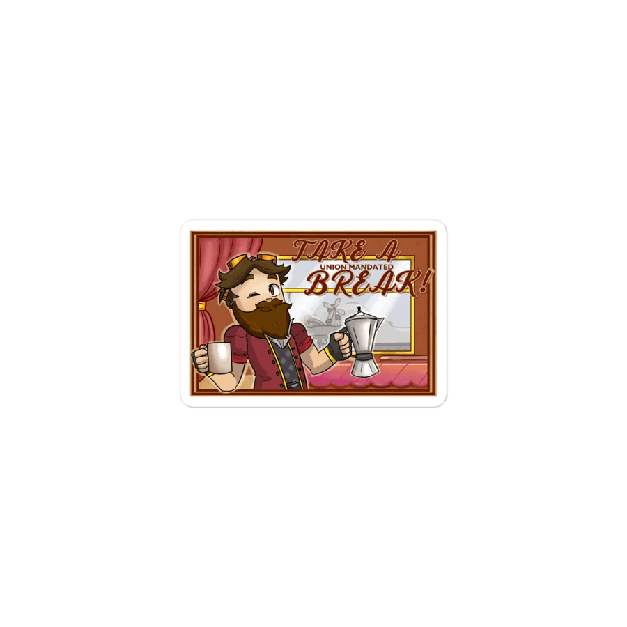 'Take a Break' Die-Cut Magnet product image (1)