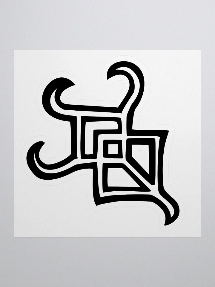 4x4 Sticker - Whispers Untamed Logo (Black) product image (2)
