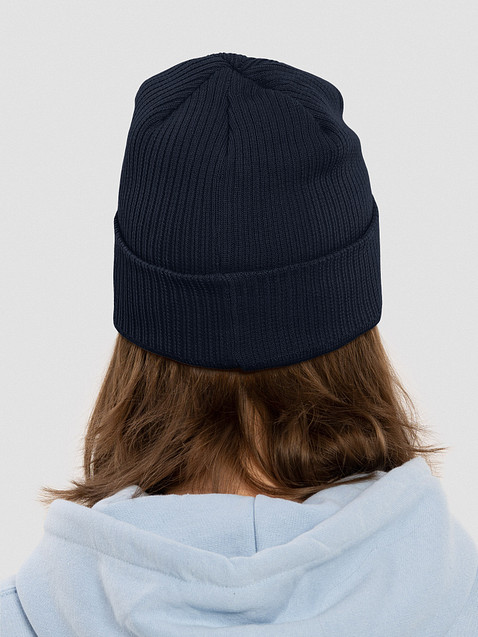 Photo showing Atlantis Organic Ribbed Beanie