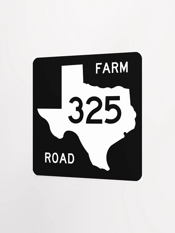 Texas Farm Road Sign FM 325 Poster product image (4)