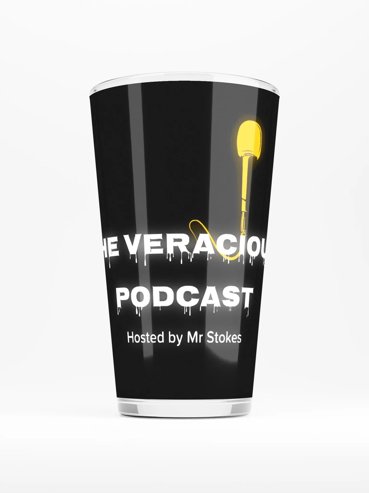 The Veracious Podcast Shaker Glass product image (1)