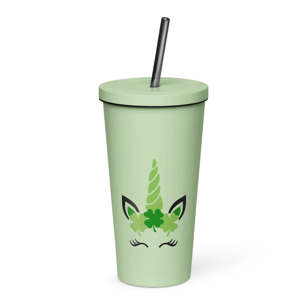 St. Paddy's Day Unicorn Insulated Tumbler product image (1)