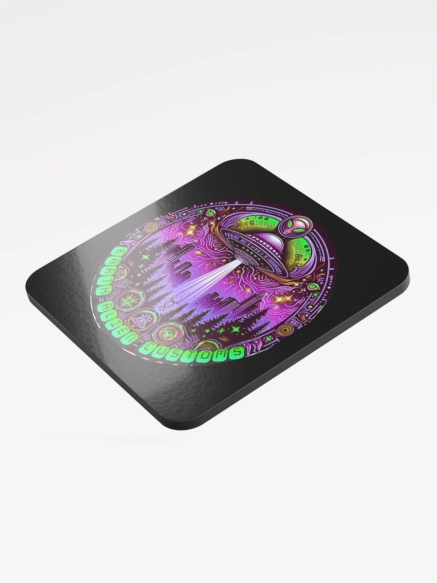 Neon UFO Cork Coaster product image (3)