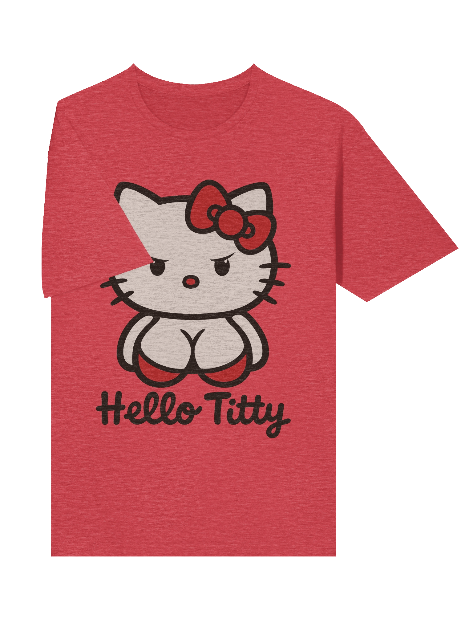 Hello Kitty Parody T-Shirt | Funny Adult Meme Tee for Gamers & Collectors product image (5)