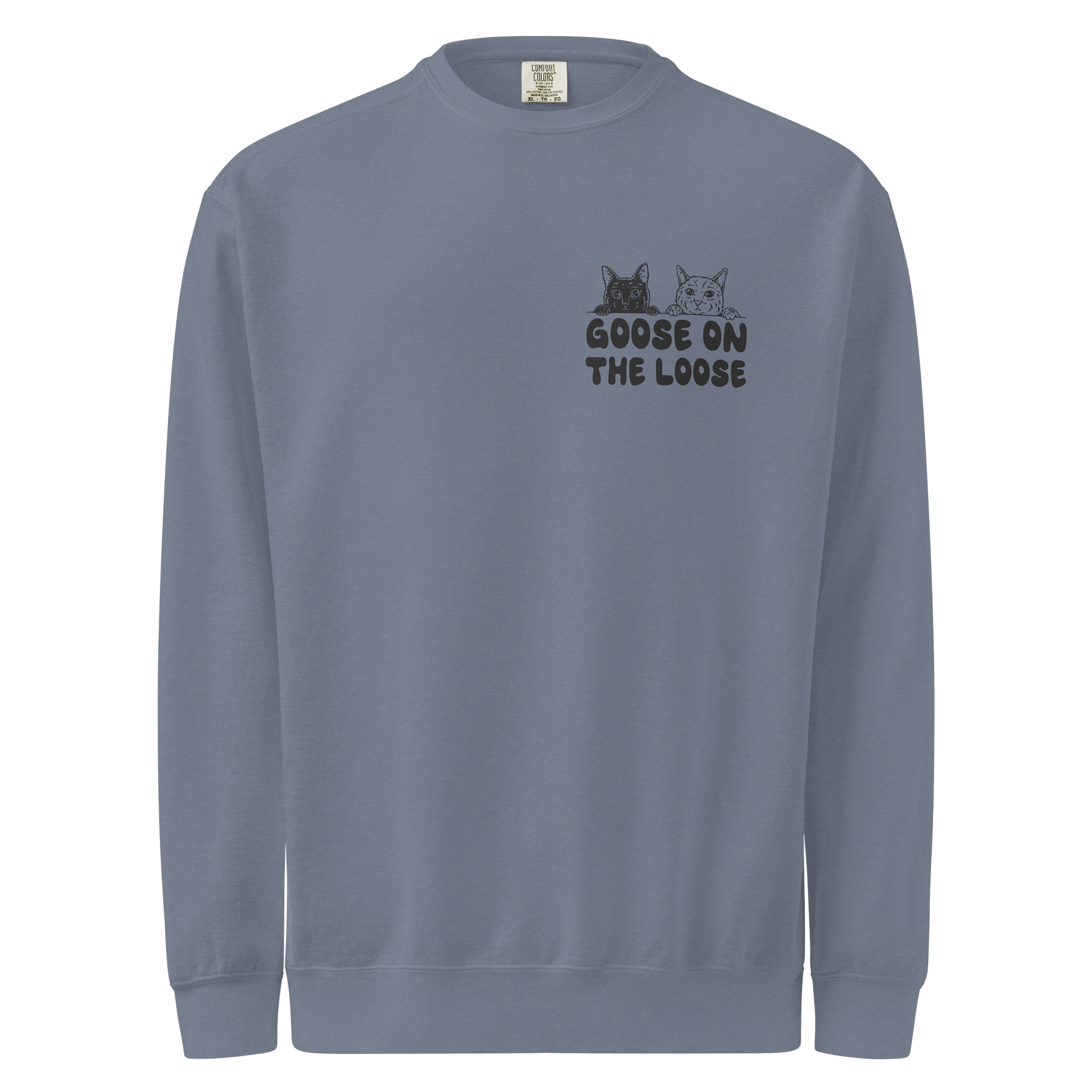 GOOSE ON THE LOOSE COMFORT COLORS SWEATSHIRT product image (1)