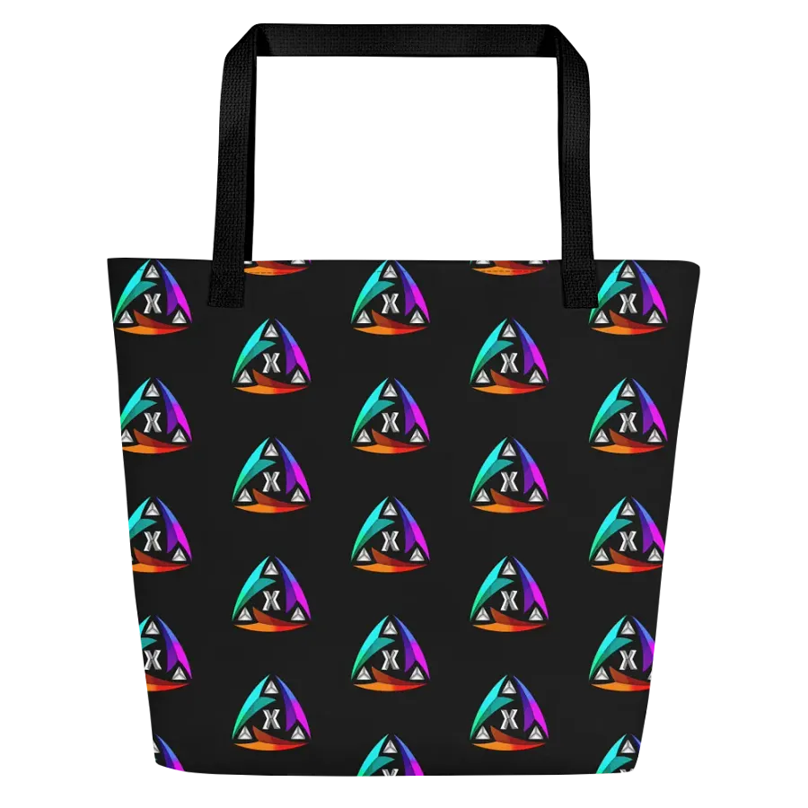 PriismX Patterned Black Tote product image (1)