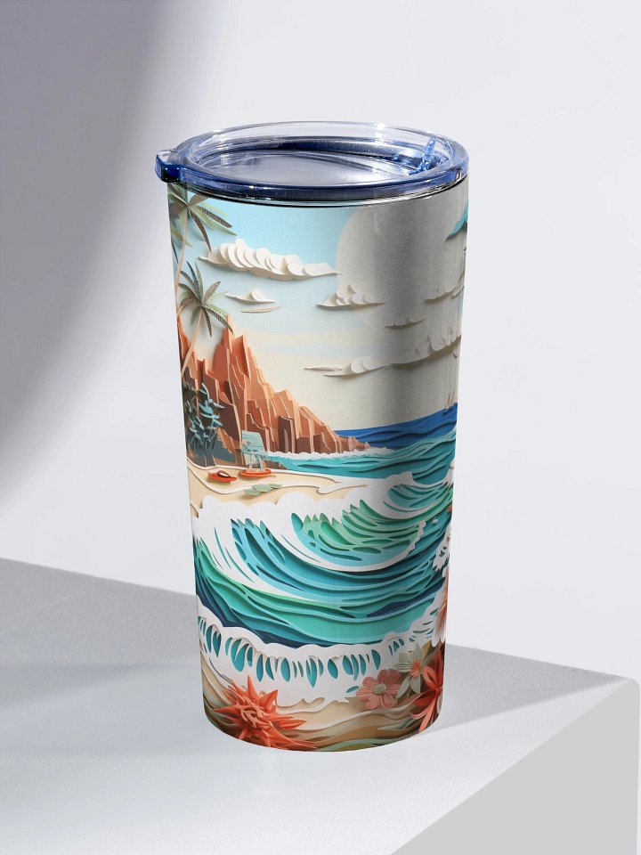 Tropical Paradise Stainless Steel Tumbler product image (2)