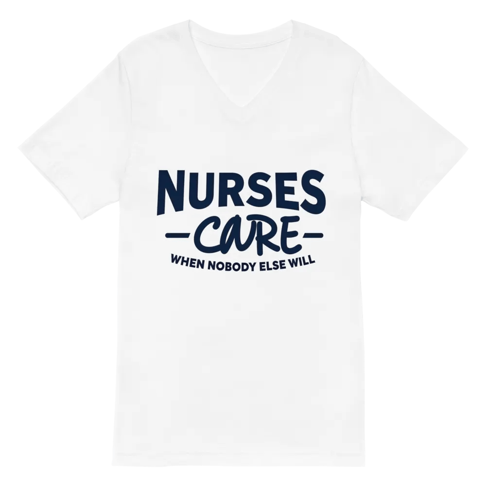Nurse's Care V-Neck Tee product image (2)