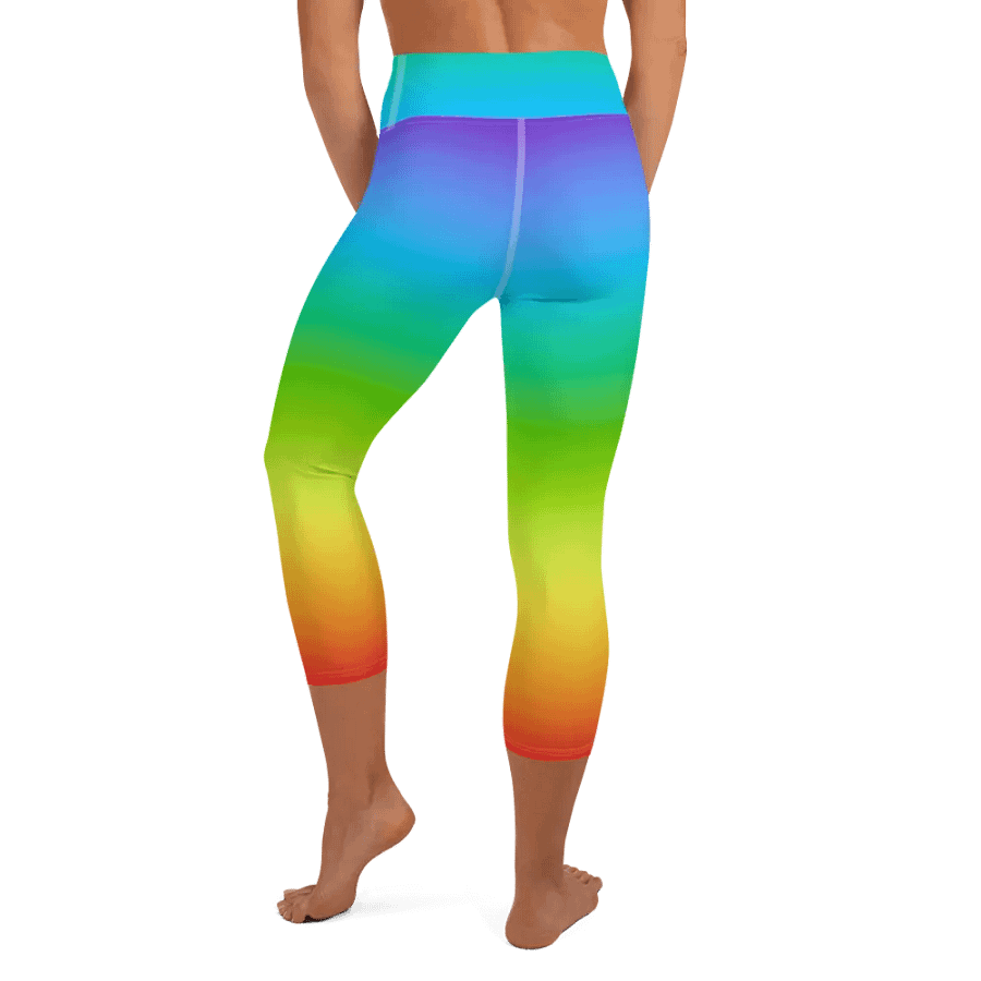 Rainbow Yoga Capri Leggings product image (6)