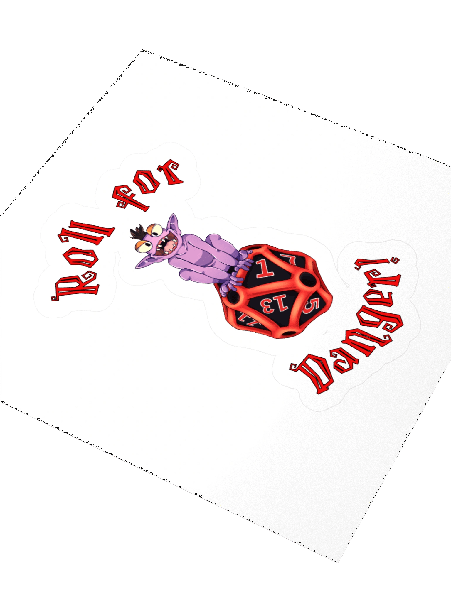 Roll for Danger sticker! product image (9)