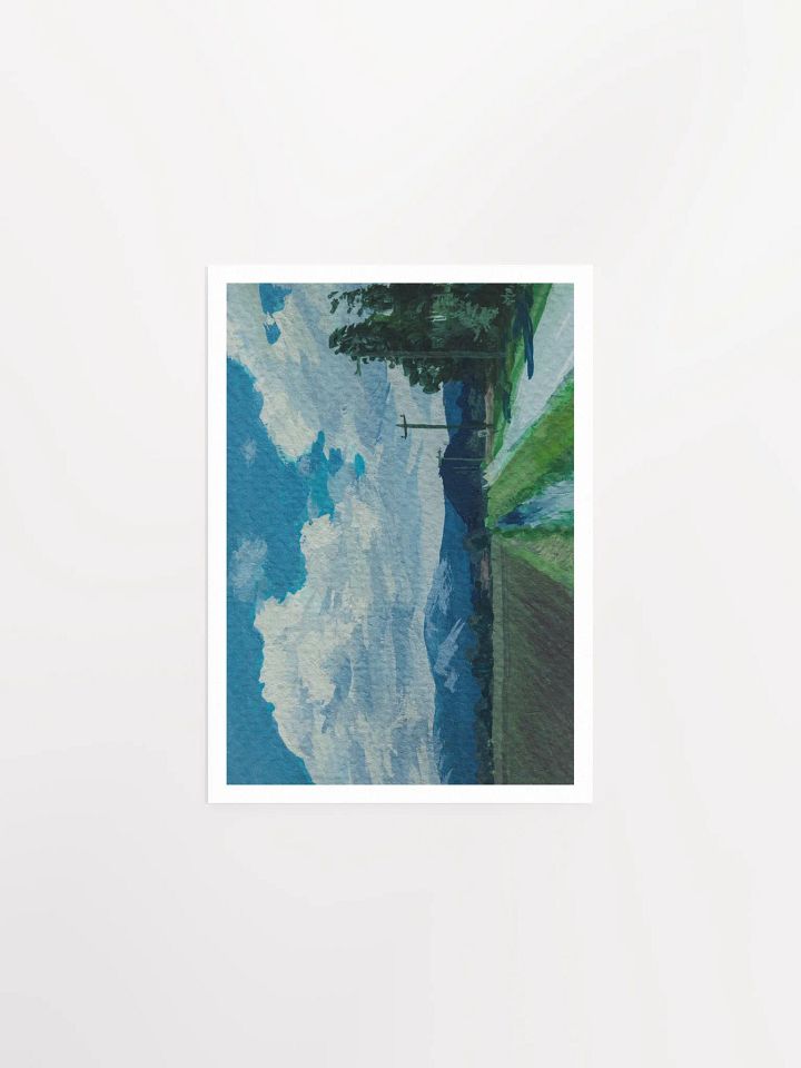 Blue Country Lane - Art Print product image (2)