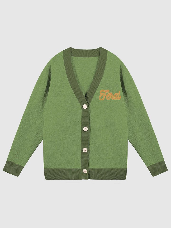 Feral Cardigan Green and Gold product image (5)