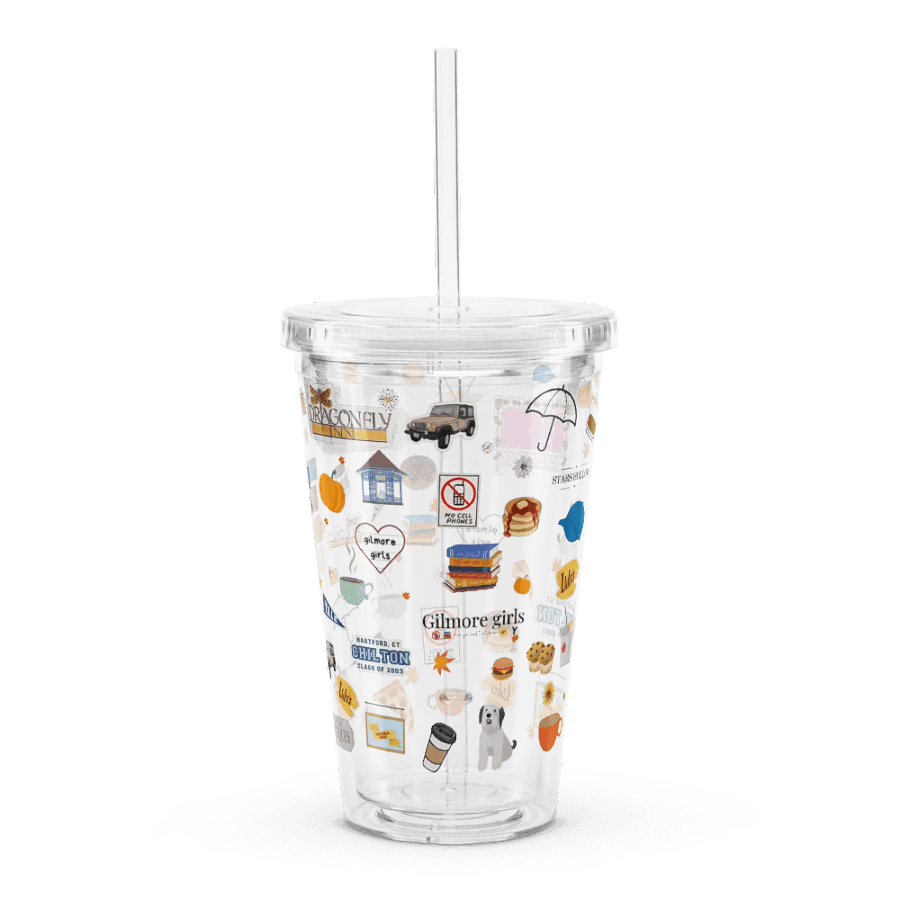 Gilmore Girls - Double Wall Clear Plastic Tumbler product image (6)