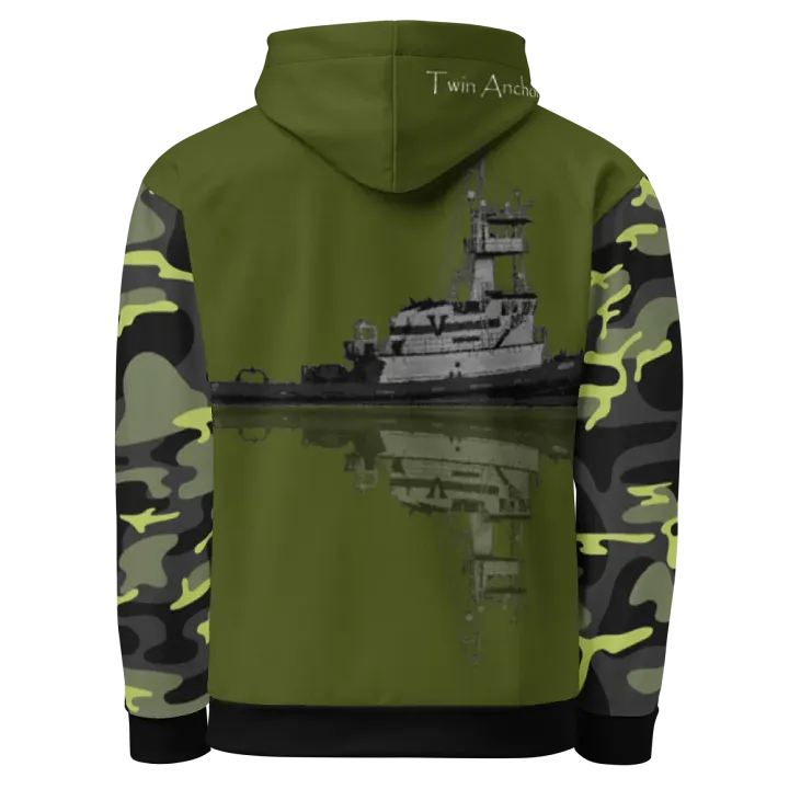Camouflage & Green Hudson VB Reflection Hoodie product image (1)