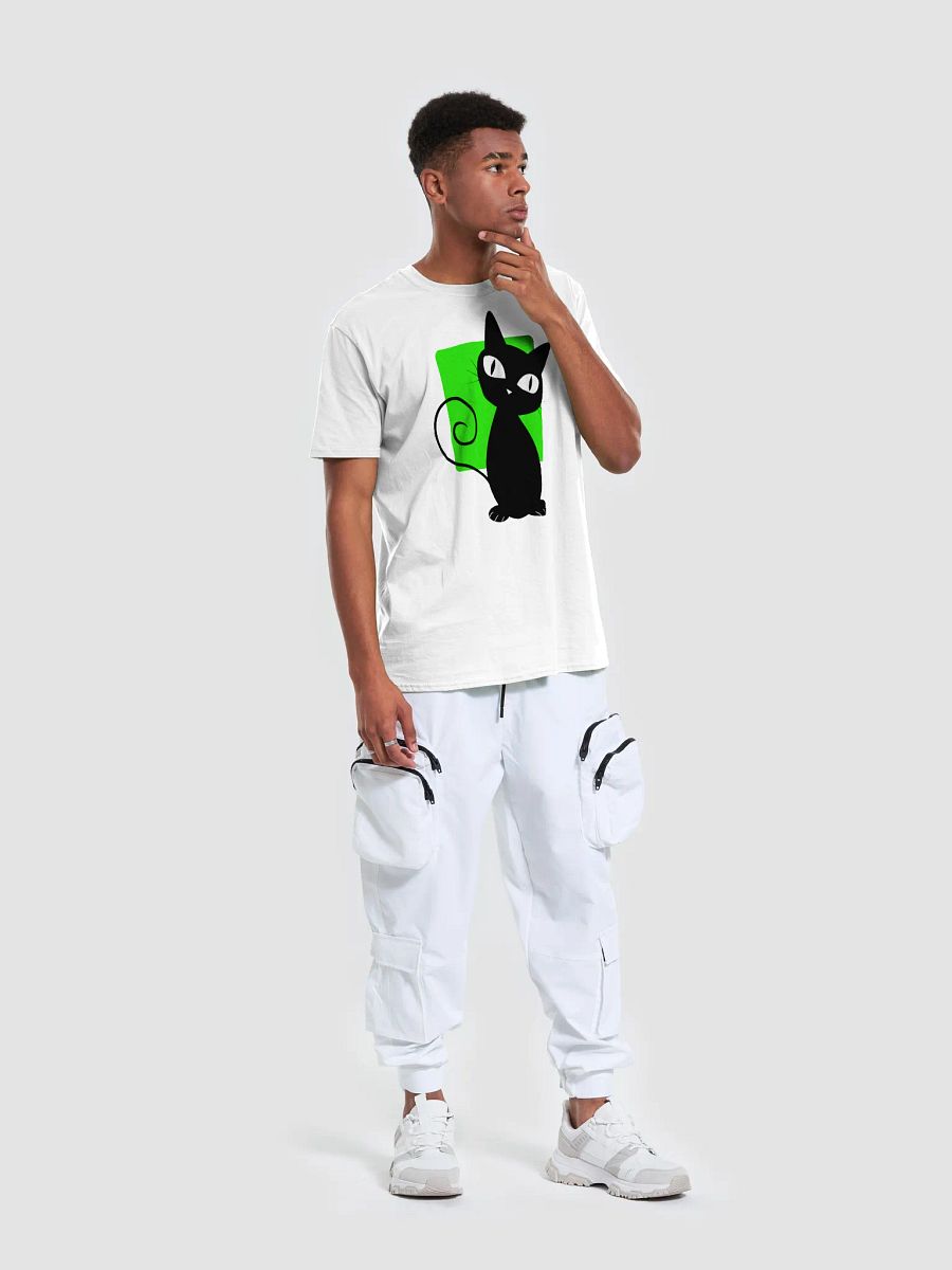 Whiskered Feline Delight T-Shirt product image (9)