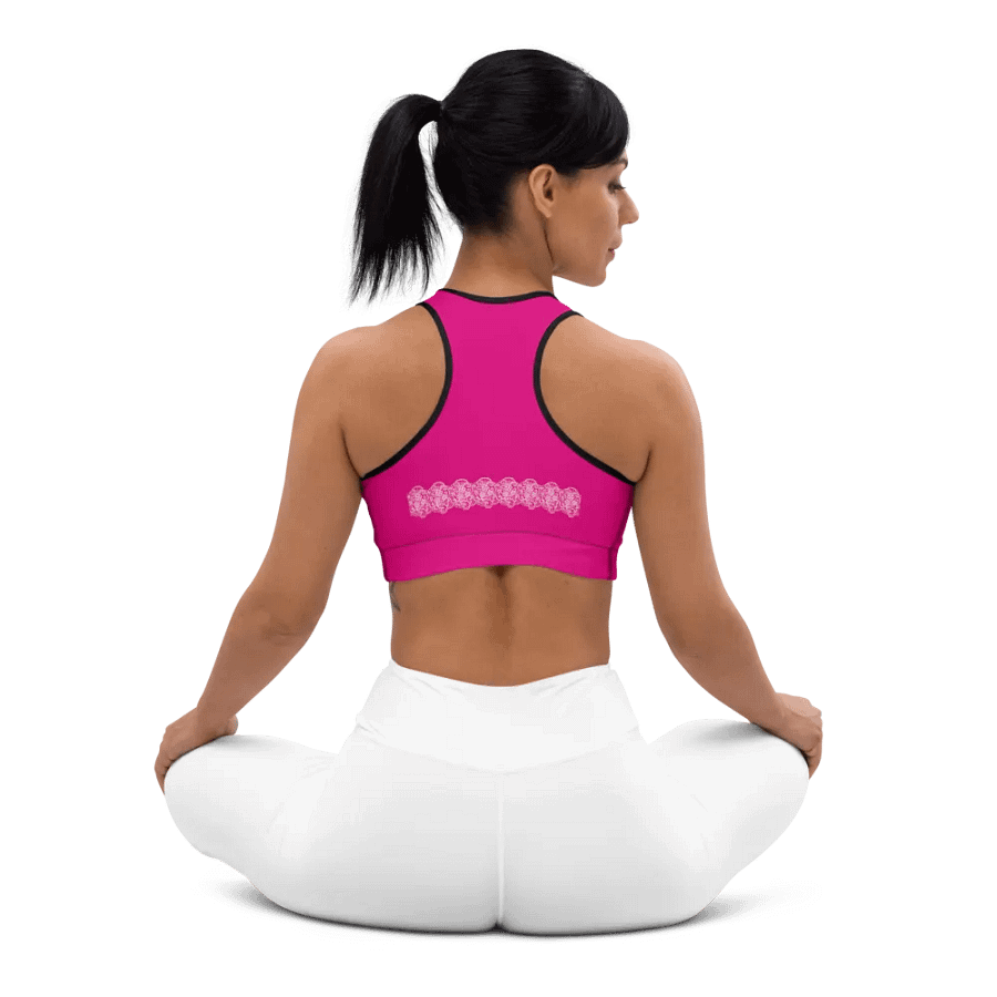 Lace Pink Premium Sportswear Gymtop product image (12)