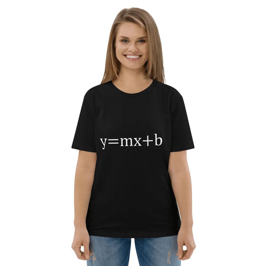 Linear equation t-shirt - 100% cotton product image (4)