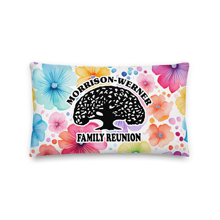 "Watercolor Flowers" Premium Pillow product image (2)