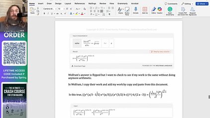 A quick recap of some algebra topics needed for physics and review of the Before you Start Physics