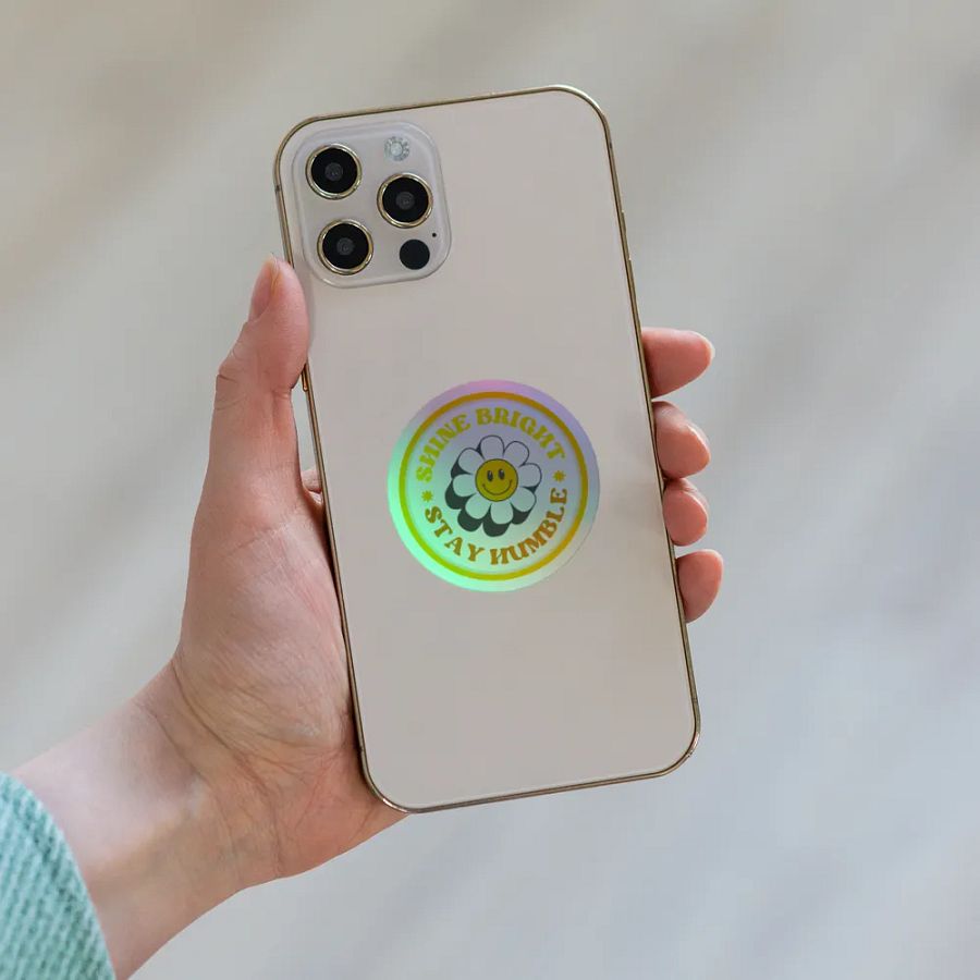 Shine Bright, Stay Humble Holographic Sticker Sheet product image (2)