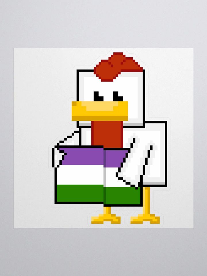 Genderqueer Pride Sticker product image (1)