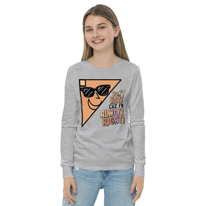 Alwayz Right Youth Long Sleeve T-Shirt product image (21)