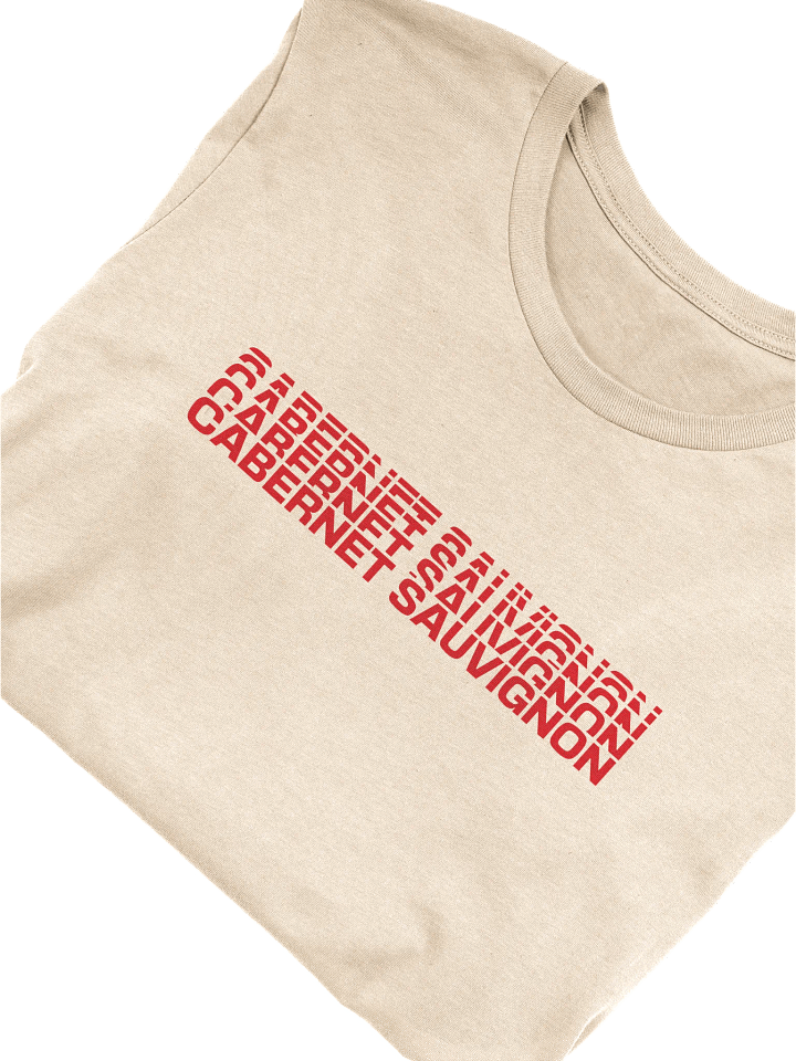 Cabernet Sauvignon Faded Text T-Shirt – Bold Wine Aesthetic product image (21)
