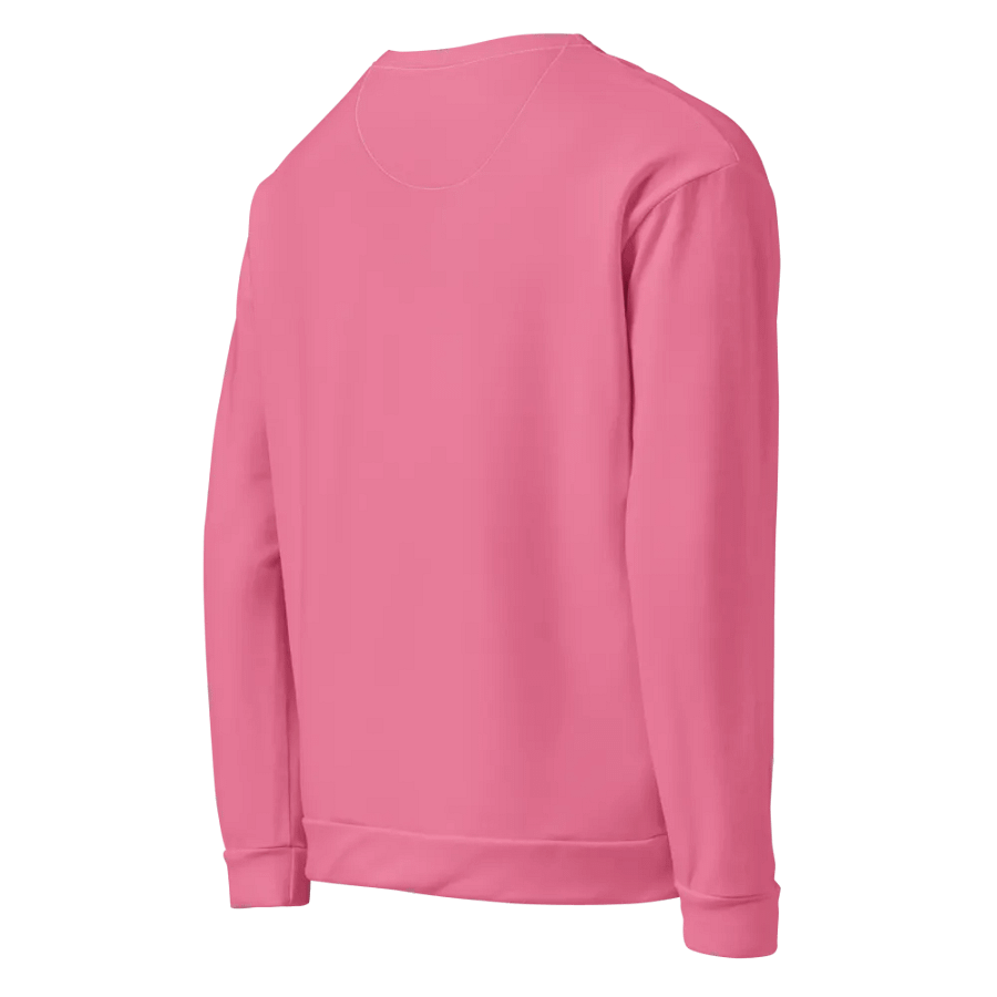 Plain Rosy Pink Soft Summer Unisex Recycled Polyester Heavyweight Premium Sweatshirt by Treasure Pie product image (6)