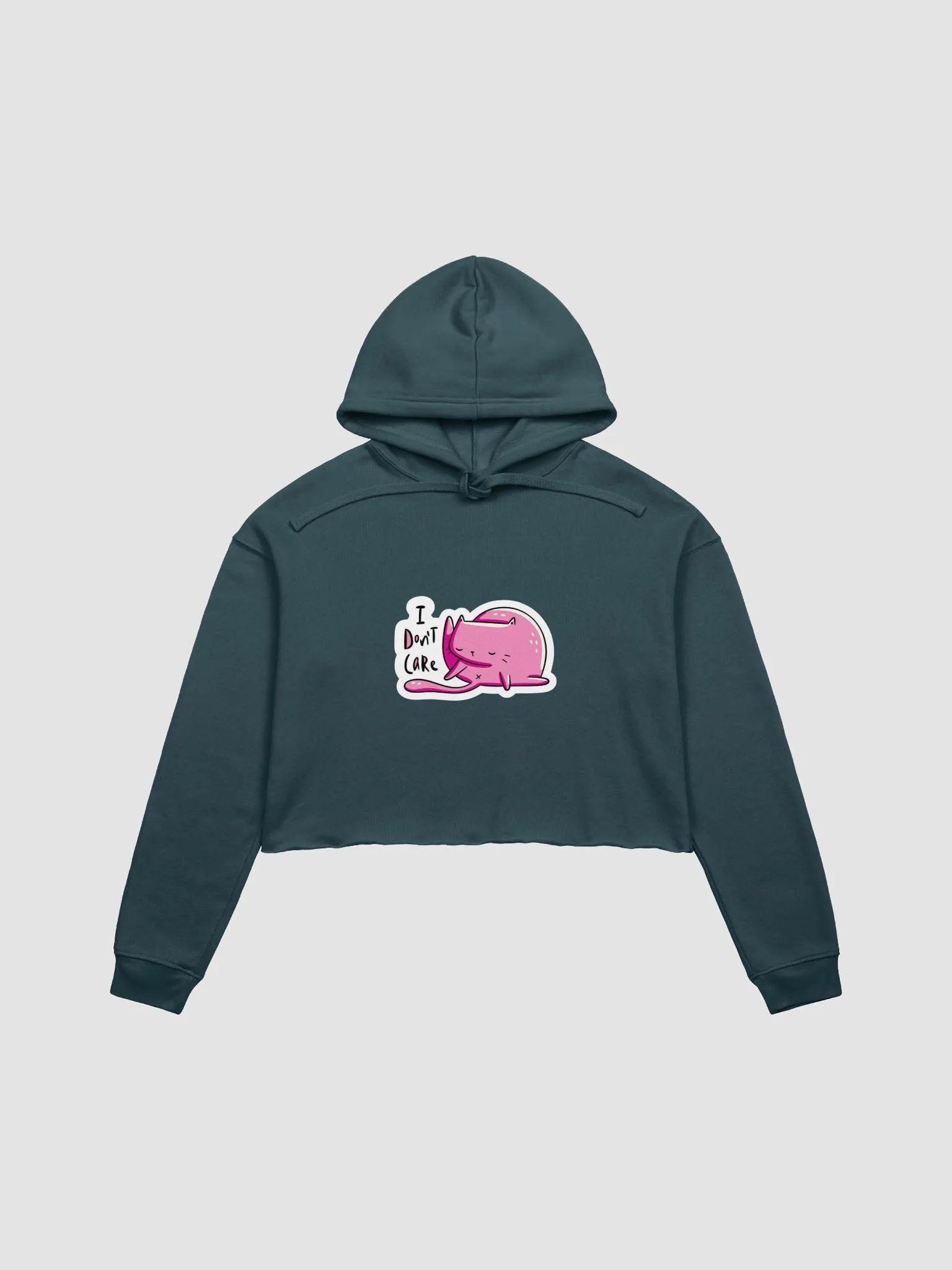 Carefree Cat Crop Hoodie product image (6)