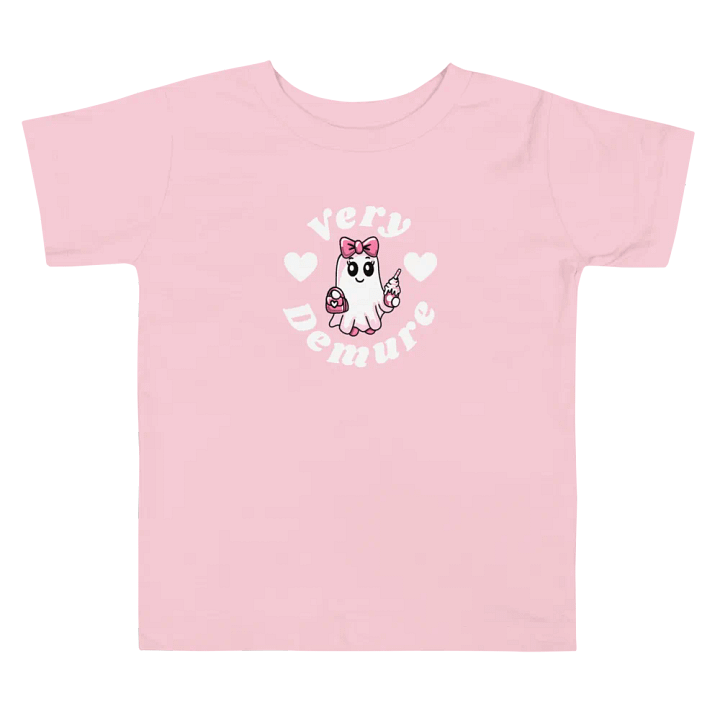 Very Demure Cute Ghost Design Toddler T-Shirt product image (1)