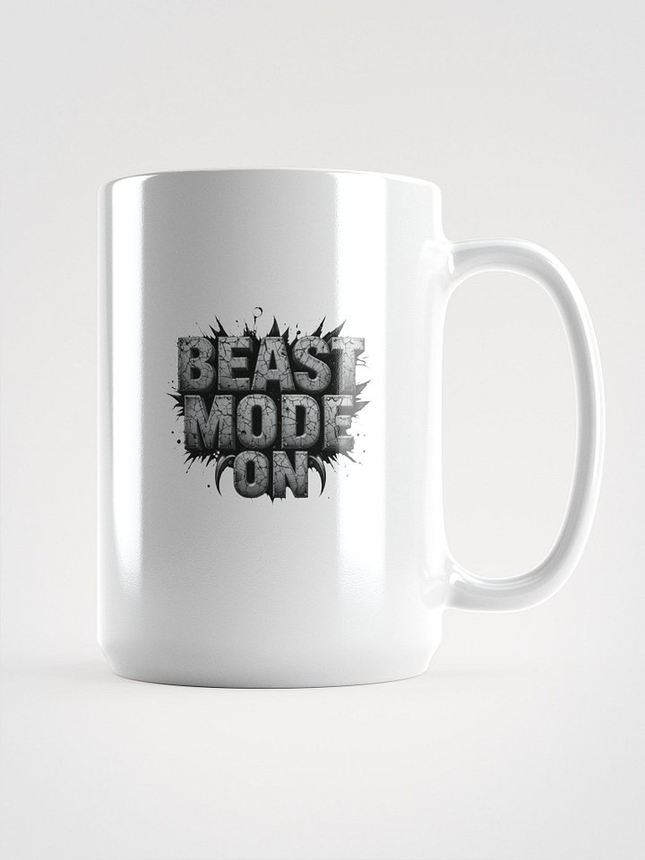 BEAST MODE ON - White Glossy Mug product image (2)