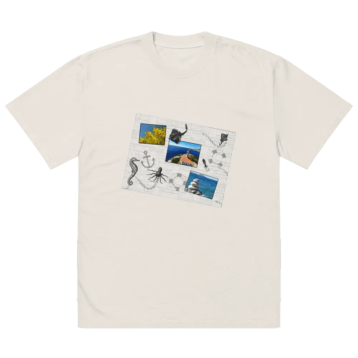 T-shirt with sea style product image (2)