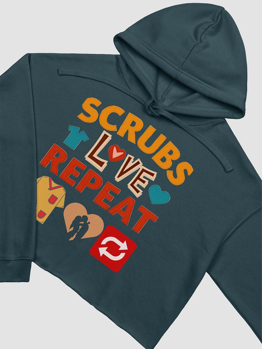 Love Repeat Scrubs Crop Hoodie product image (25)