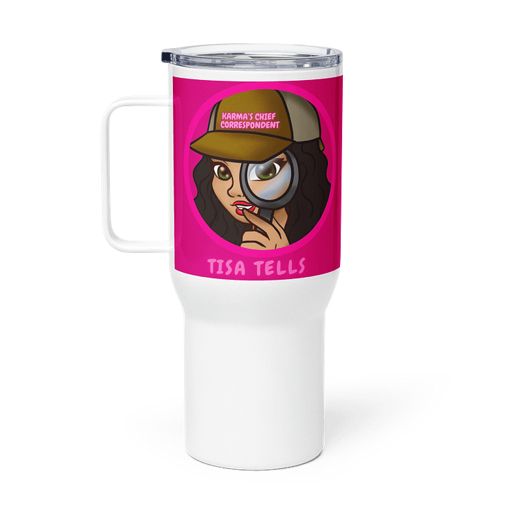 Pink Tisa Tells travel mug Cup product image (1)